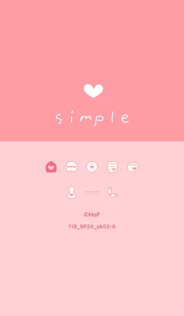 [LINE着せ替え] 118.24_ピンク2-6の画像1