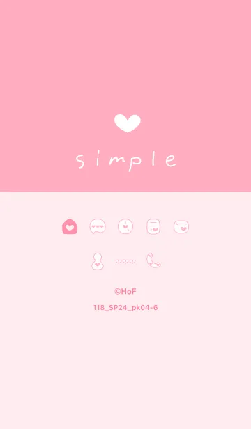 [LINE着せ替え] 118.24_ピンク4-6の画像1