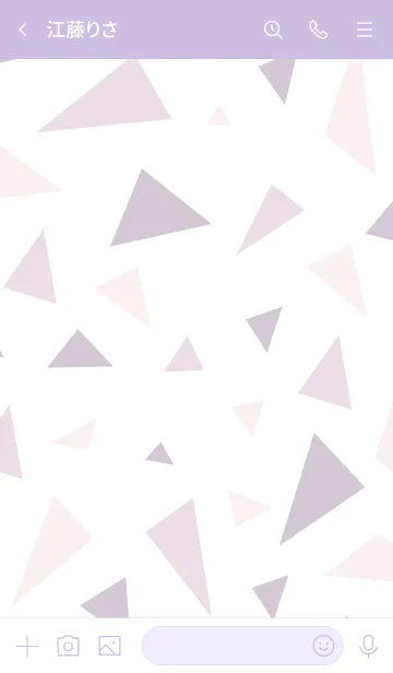 [LINE着せ替え] シンプル大人 三角26の画像3