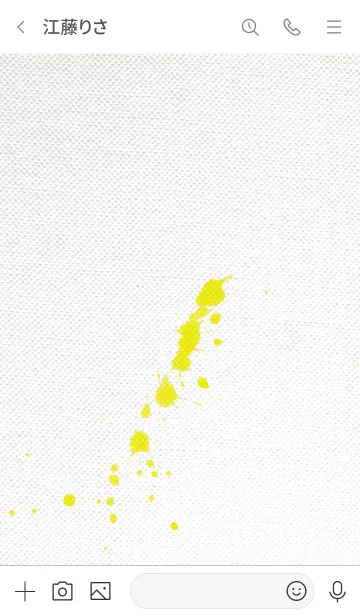 [LINE着せ替え] Nuance / yellowの画像3