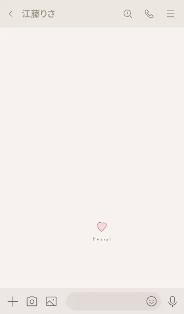 [LINE着せ替え] パステルカラーとハート。の画像3