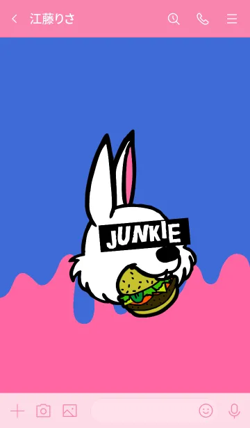 [LINE着せ替え] ジャンキー ラビット 3の画像3