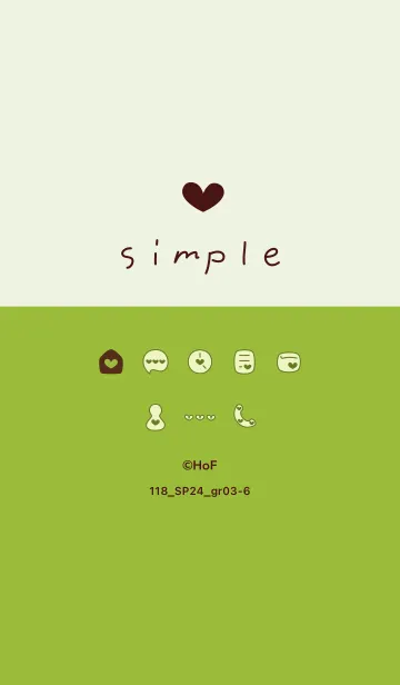 [LINE着せ替え] 118.24_グリーン3-6の画像1