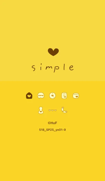 [LINE着せ替え] 518.25_イエロー1-9の画像1