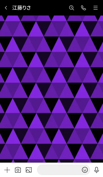 [LINE着せ替え] ザ トライアングル 040の画像3