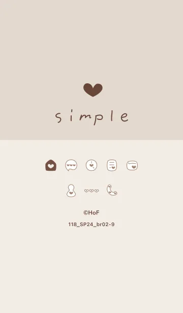 [LINE着せ替え] 118.24_ブラウン2-9の画像1