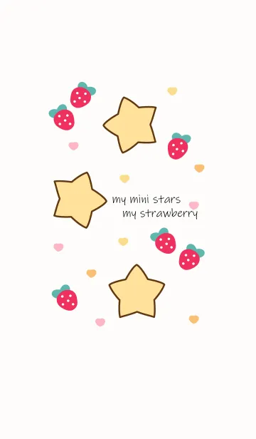 [LINE着せ替え] Stars & Strawberryの画像1