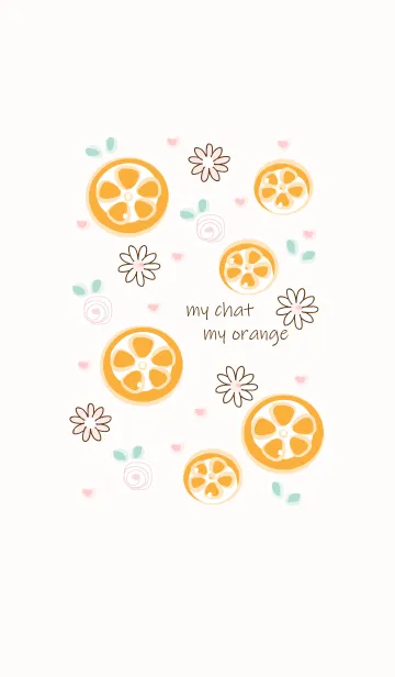 [LINE着せ替え] My chat my orange 50の画像1