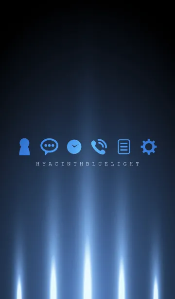 [LINE着せ替え] HYACINTH BLUE LIGHT 2の画像1