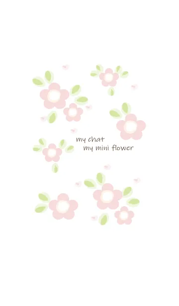 [LINE着せ替え] My chat my mini flower 59の画像1