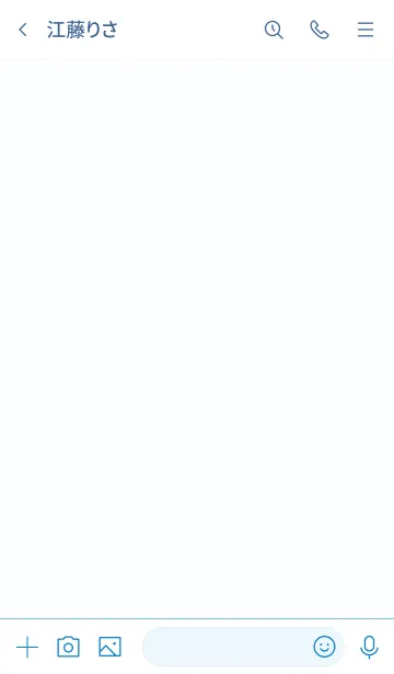 [LINE着せ替え] シンプルイニシャル-R＊コバルトブルーの画像3