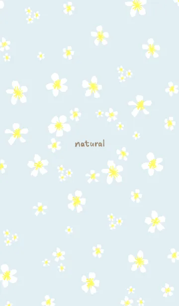 [LINE着せ替え] 白い小花が舞う13の画像1