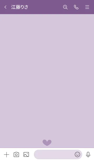 [LINE着せ替え] A19.26_パープル5-3の画像3