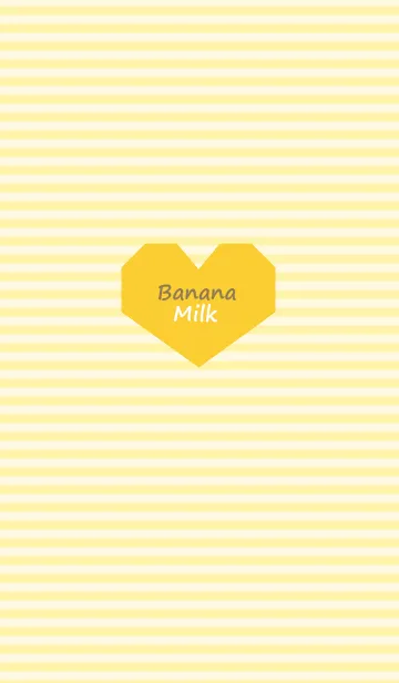 [LINE着せ替え] Banana x Milkの画像1