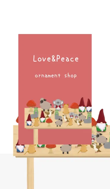 [LINE着せ替え] 人気の置物屋さんOpen【ornament Shop】の画像1