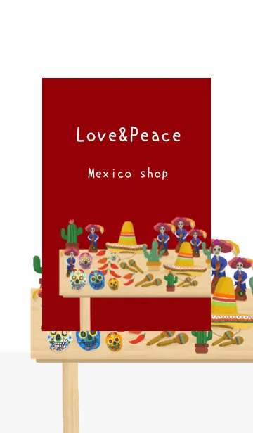 [LINE着せ替え] 人気の雑貨屋さんOpen【Mexico Shop】の画像1