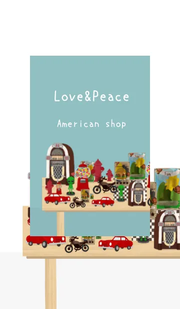 [LINE着せ替え] 人気の雑貨屋さんOpen【American Shop】の画像1