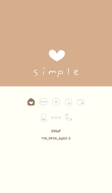 [LINE着せ替え] 119.24_ベージュ2-3の画像1