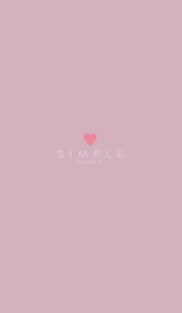 [LINE着せ替え] -DUSKY PINK SIMPLE- 44の画像1