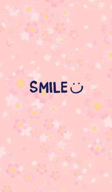 [LINE着せ替え] スマイル桜-ピンク13-の画像1