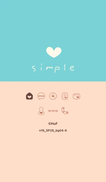 [LINE着せ替え] n19.26_ベージュ4-6の画像1