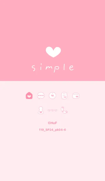 [LINE着せ替え] 119.24_ピンク4-6の画像1