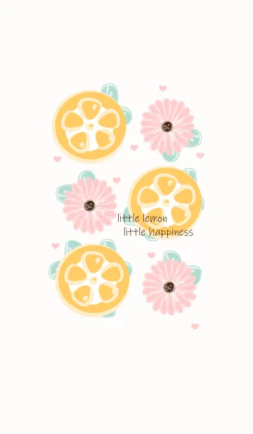 [LINE着せ替え] Lemon & Flowersの画像1