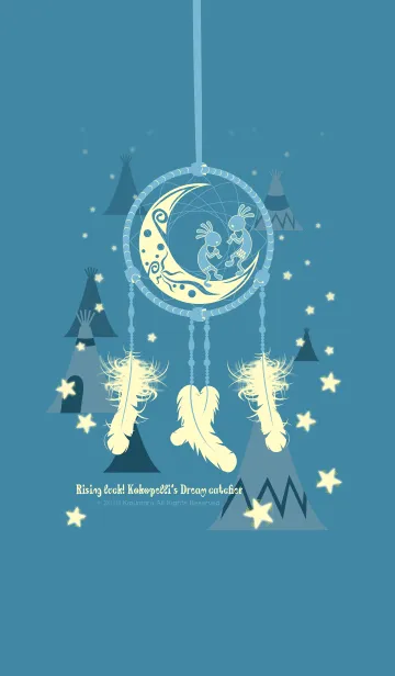 [LINE着せ替え] 運気Up！ ココペリのドリームキャッチャー1の画像1