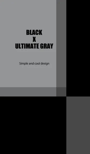 [LINE着せ替え] BLACK X ULTIMATE GRAYの画像1