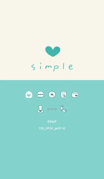 [LINE着せ替え] 119.24_グリーン7-6の画像1