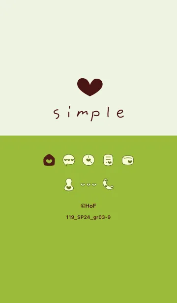 [LINE着せ替え] 119.24_グリーン3-9の画像1