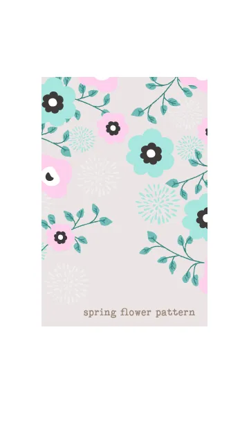 [LINE着せ替え] spring flower pattern 4の画像1