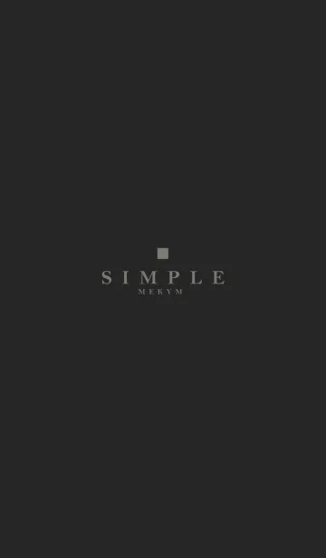 [LINE着せ替え] MATTE BLACK -SIMPLE SQUARE- 21の画像1