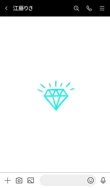 [LINE着せ替え] ザ ダイアモンド グラデーション 41の画像3