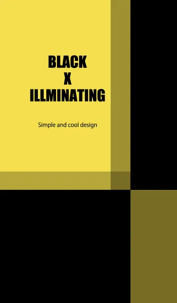 [LINE着せ替え] BLACK X ILLUMINATINGの画像1