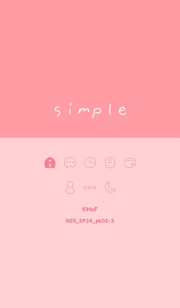 [LINE着せ替え] N20.24_ピンク2-3の画像1