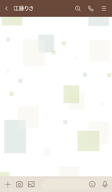 [LINE着せ替え] 大人シンプル四角30の画像3