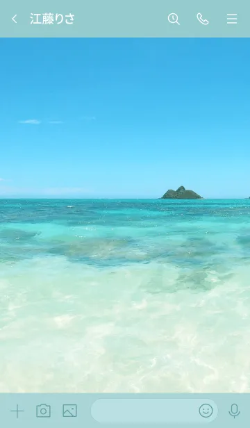 [LINE着せ替え] Hawaiian ocean is so beautiful... 29の画像3
