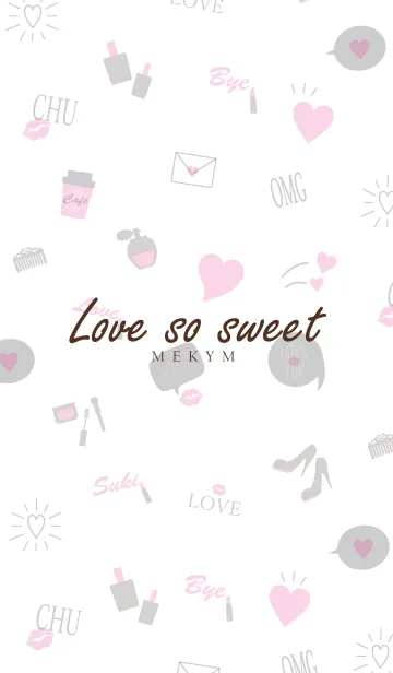 [LINE着せ替え] - Love so sweet - MEKYM 6の画像1