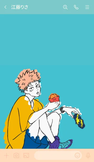 [LINE着せ替え] TVアニメ「呪術廻戦」虎杖悠仁 EDver.の画像3