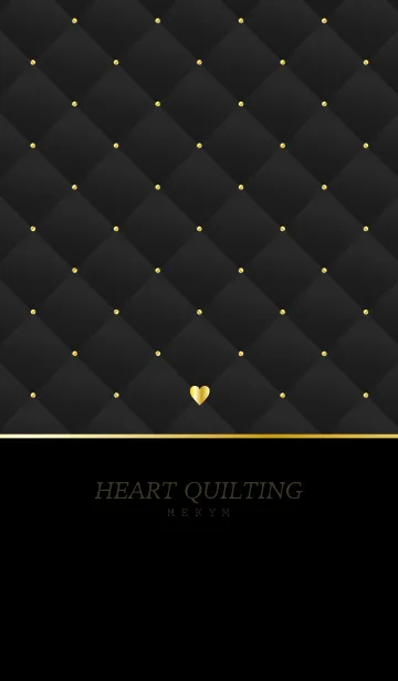 [LINE着せ替え] HEART QUILTING -GRAY- 11の画像1