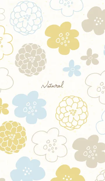 [LINE着せ替え] 花々くすみ和紙8の画像1