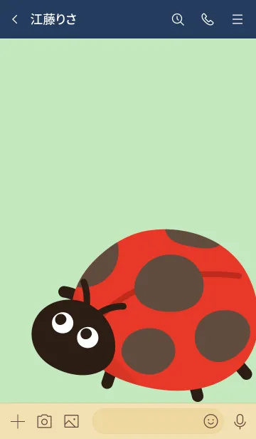 [LINE着せ替え] SIMPLE  LADYBUGの画像3