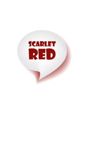 [LINE着せ替え] Scarlet Red & White Theme Vr.3 (JP)の画像1