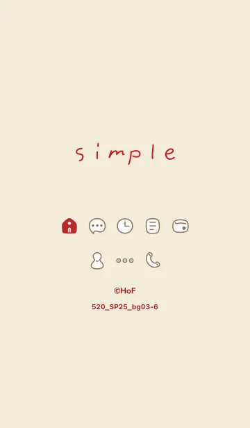 [LINE着せ替え] 520.25_ベージュ3-6の画像1