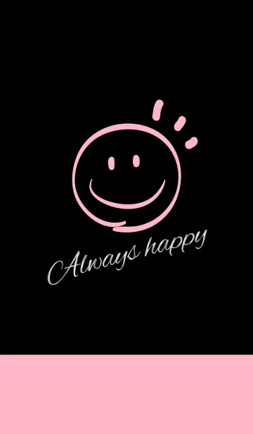 [LINE着せ替え] Always happy -Pink 1-の画像1