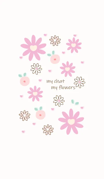 [LINE着せ替え] Purple flowers 7 :)の画像1