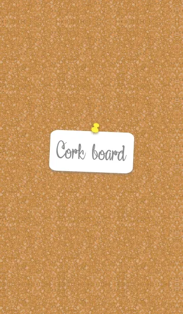 [LINE着せ替え] cork board..の画像1