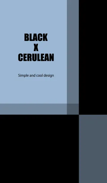 [LINE着せ替え] BLACK X CERULEANの画像1