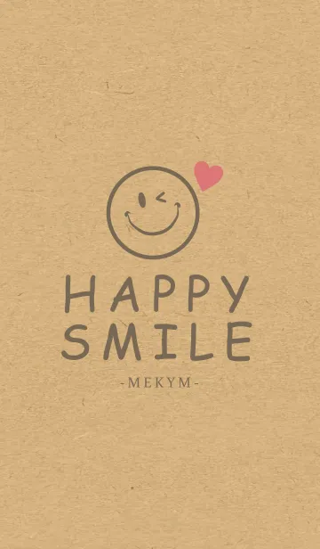[LINE着せ替え] HAPPY SMILE KRAFT -LOVE- 27の画像1